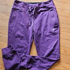 G GRADUAL WOMENS DARK PURPLE JOGGERS sz L